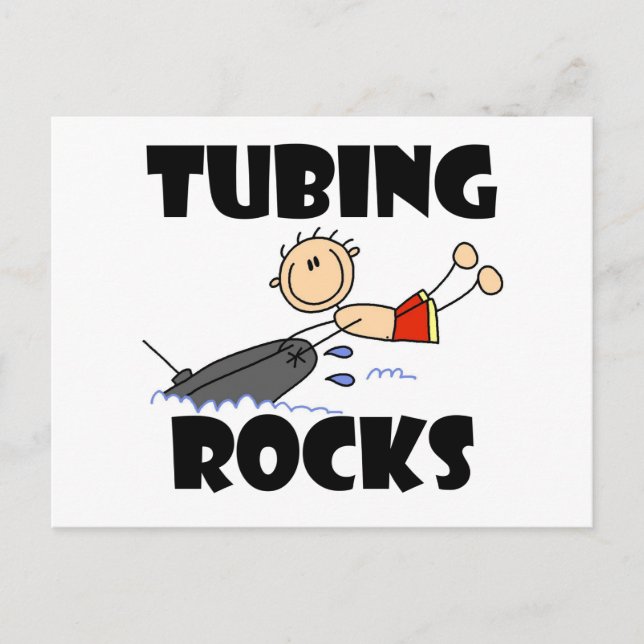 Carte Postale Tubing Rocks T-shirts et cadeaux (Devant)