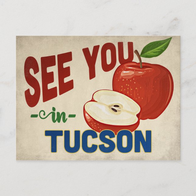 Carte Postale Tucson Arizona Apple - Vintage voyage (Devant)