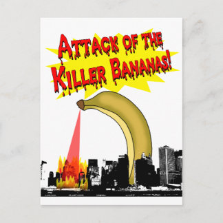 Carte Postale Tuez des bananes !