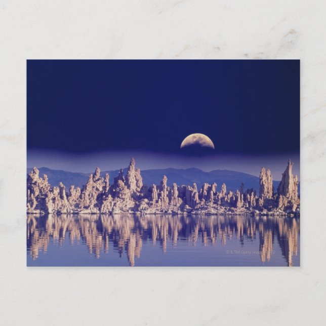 Carte Postale Tufas et Lune (Devant)