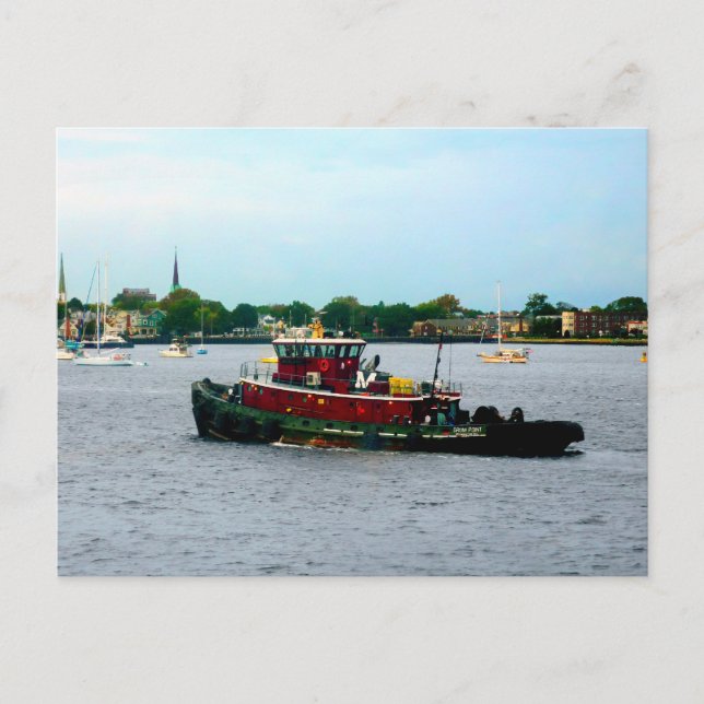 Carte Postale Tugboat Norfolk VA (Devant)