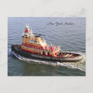 Carte Postale Tugboat, Zachary Reinhauer, New York