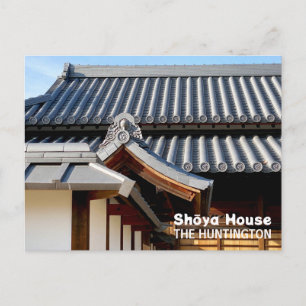 Carte Postale Tuiles de toit de la maison Shōya