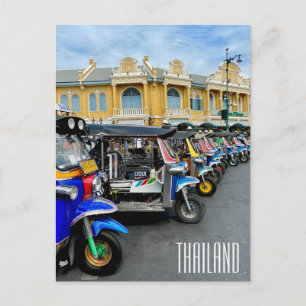Carte Postale tuk thaïlande
