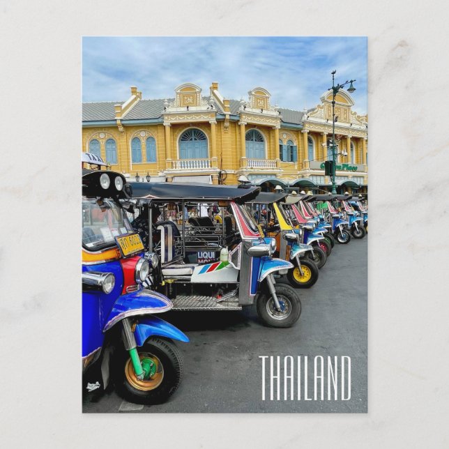 Carte Postale tuk thaïlande (Devant)