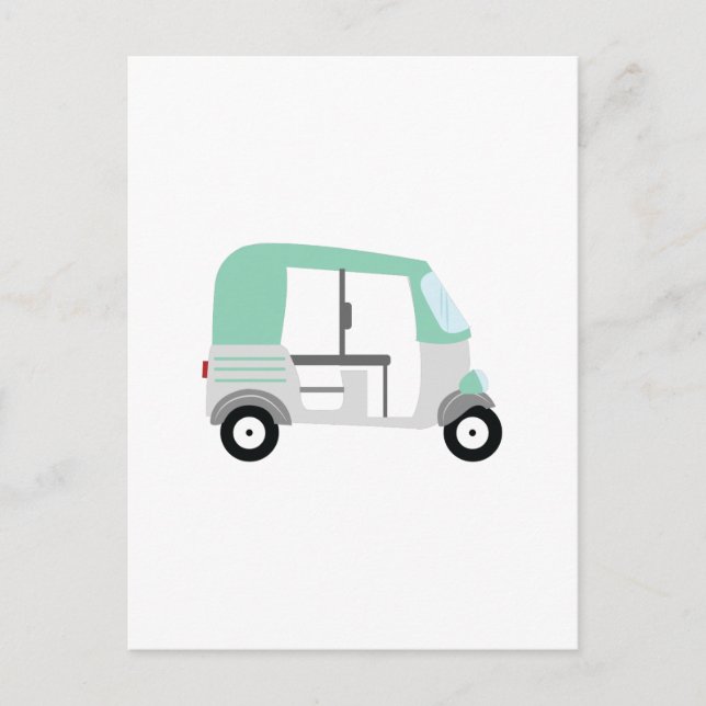 Carte Postale Tuk Tuk (Devant)