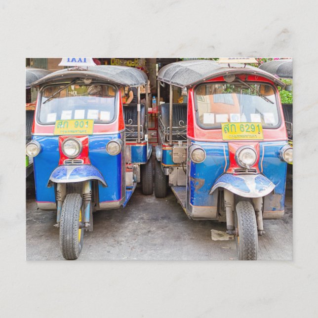 Carte Postale Tuk tuk de Bangkok (Devant)