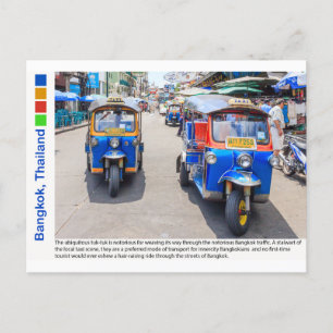 Carte Postale Tuk-tuk de Bangkok, Thaïlande