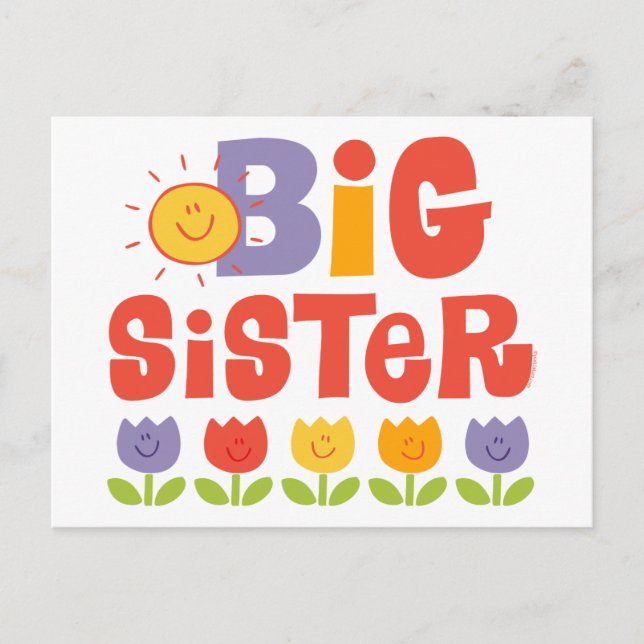 Carte Postale Tulip Big Sister (Devant)