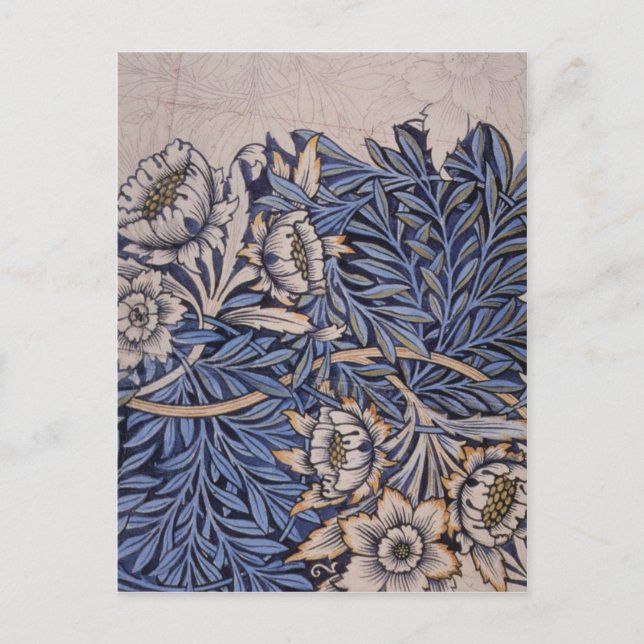 Carte Postale Tulip et Willow Par William Morris (Devant)