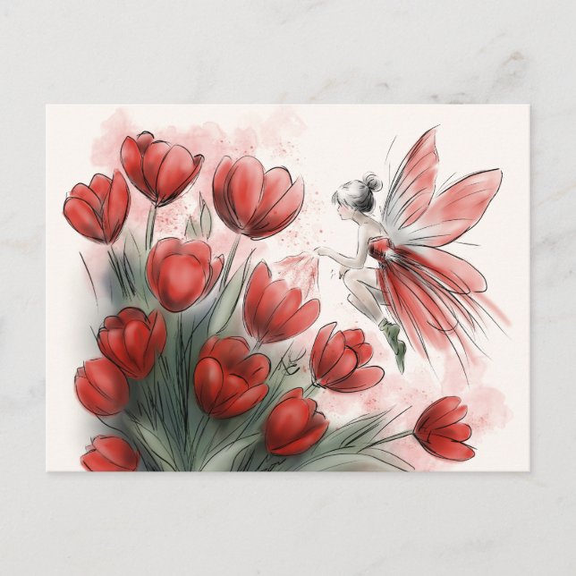 Carte Postale Tulip Fairy (Devant)