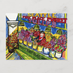 Carte Postale Tulip Lady