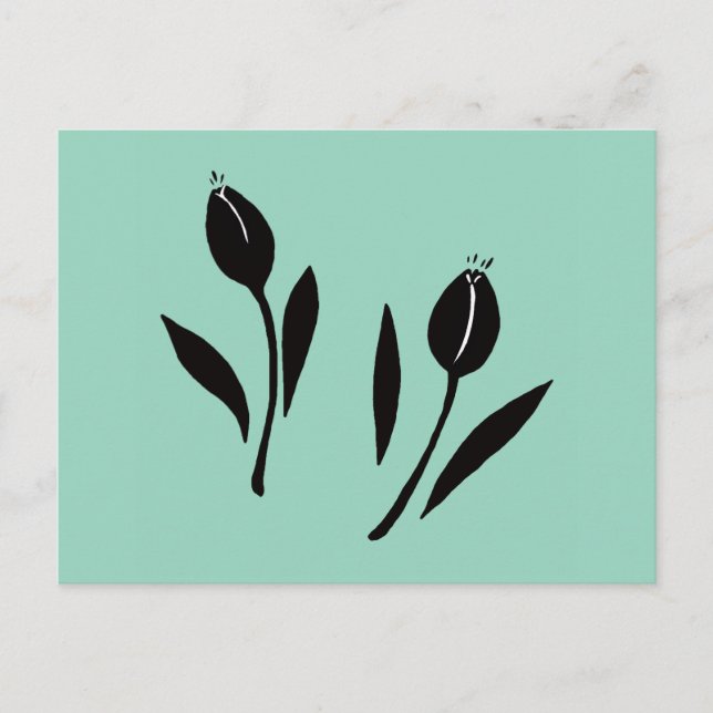 Carte Postale Tulipe (Devant)