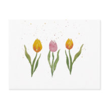 Tulipes d'aquarelle / Aquarell Tulpen