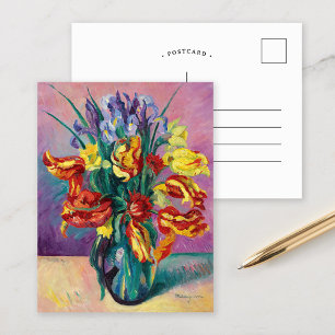 Carte Postale Tulipes de perroquets   Henri Manguin