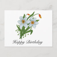 Tulipes et fleurs de jonquilles