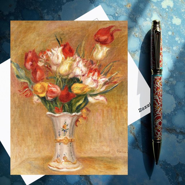 Carte Postale Tulipes, Renoir (Créateur téléchargé)