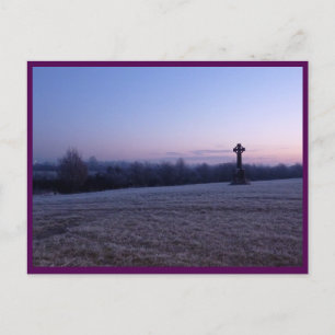 Carte Postale Tullamore (Croix celtique et lever du soleil)