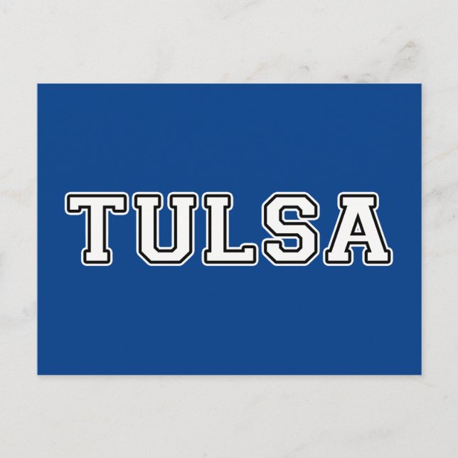 Carte Postale Tulsa Oklahoma (Devant)