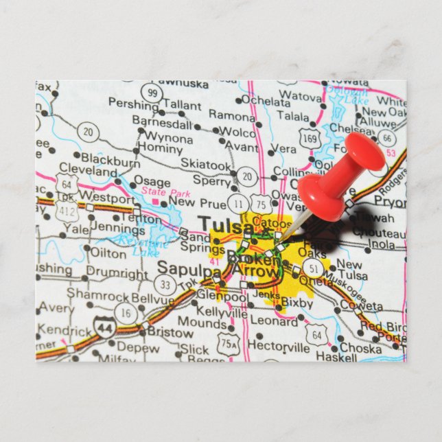 Carte Postale Tulsa, Oklahoma (Devant)