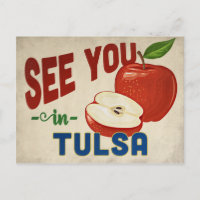 Tulsa Oklahoma Apple - Vintage voyage