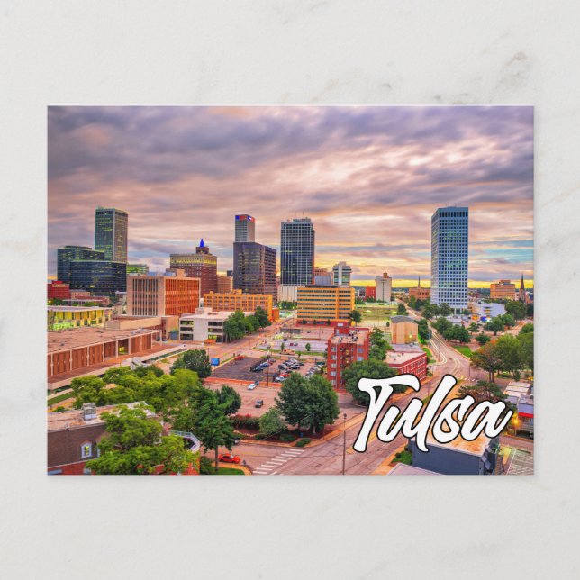 Carte Postale Tulsa, Oklahoma, États-Unis (Devant)