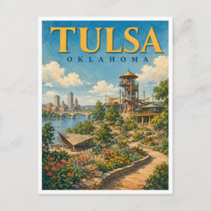 Carte Postale Tulsa Oklahoma Gathering Place GeoSaga