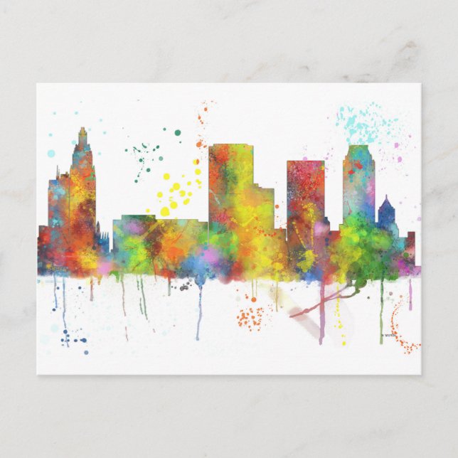 CARTE POSTALE TULSA, OKLAHOMA SKYLINE (Devant)