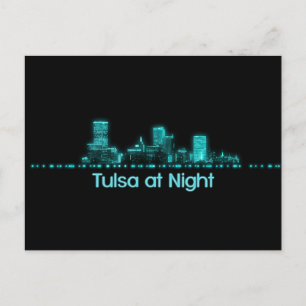 Carte Postale Tulsa Skyline