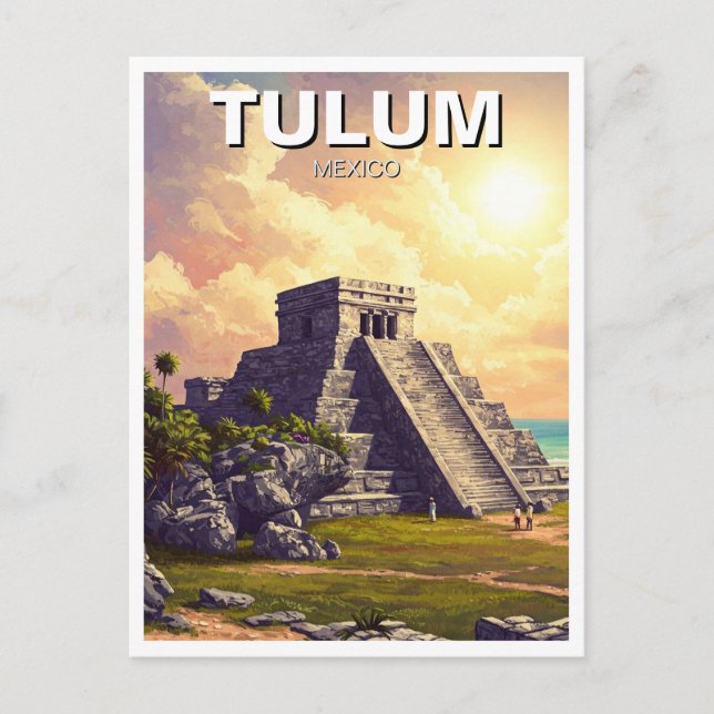 Carte Postale Tulum Mexico Travel (Devant)