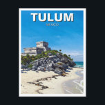 Carte Postale Tulum Mexico Travel<br><div class="desc">Tulum, situé sur la côte caraïbe du Mexique sur la Riviera Maya, est une destination qui mêle harmonieusement histoire ancienne, beauté naturelle étonnante, et atmosphère bohème décontractée. La ville est la plus célèbre pour ses ruines mayas, perchées sur une falaise surplombant les eaux turquoise de la mer des Caraïbes. Autrefois...</div>