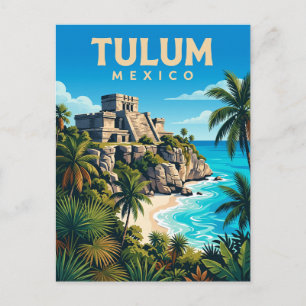Carte Postale Tulum Mexique