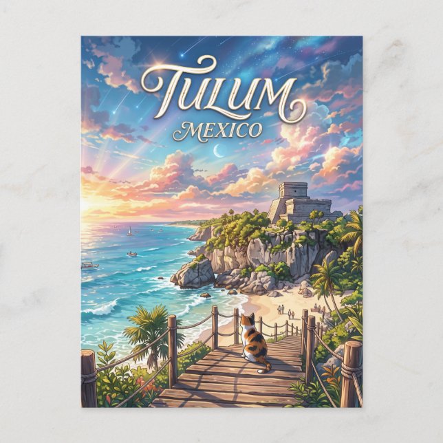 Carte Postale Tulum Mexique (Devant)