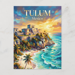 Carte Postale Tulum Mexique