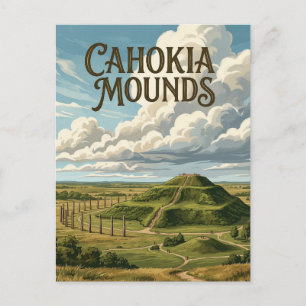 Carte Postale Tumulus de Cahokia