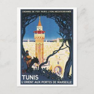 Carte Postale Tunis, L'Orient Aux Portes de Marsielle