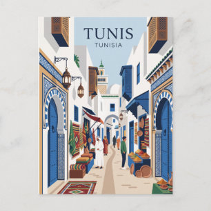 Carte Postale Tunis Medina Tunisie