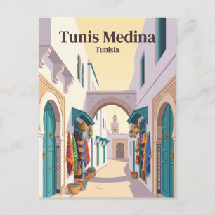 Carte Postale Tunis Médina Tunisie