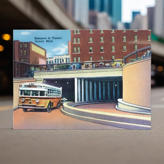 Carte Postale Tunnel de Détroit à Windsor (Créateur téléchargé)