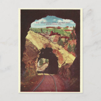 Carte Postale Tunnel ferroviaire vintage du Colorado