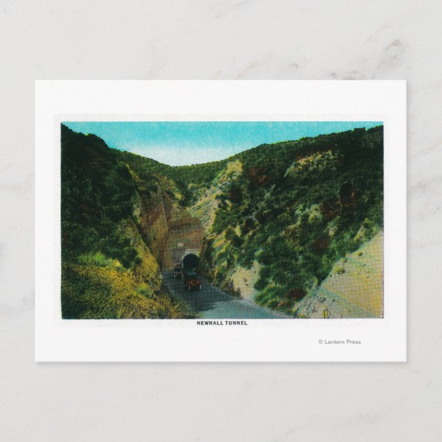 Carte Postale Tunnel Newhall sur Ridge RouteRidge, CA (Devant)