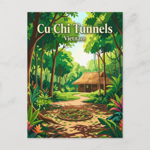 Carte Postale Tunnels de Cu Chi Vietnam