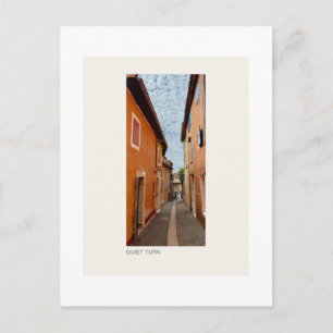 Carte Postale TUR DÉTOURNÉ — Photographie de rue du village ocre
