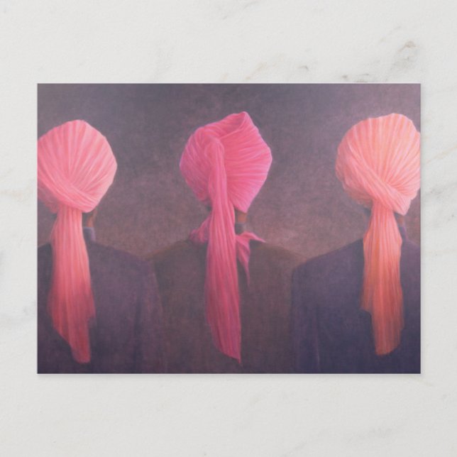 Carte Postale Turban Triptyque (Devant)