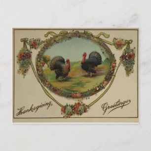 Carte Postale Turclés Thanksgiving