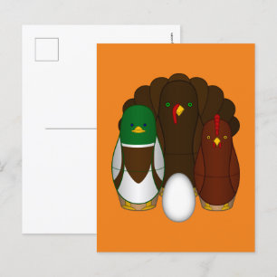 Carte Postale Turducken