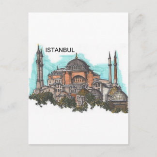 Carte Postale Turkey Istanbul Hagia Sophia (by St.K)
