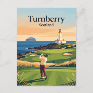 Carte Postale Turnberry Écosse