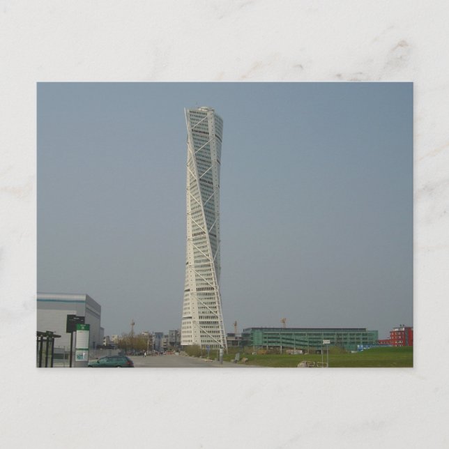 Carte Postale Turning Torso Building - Malmö Suède (Devant)