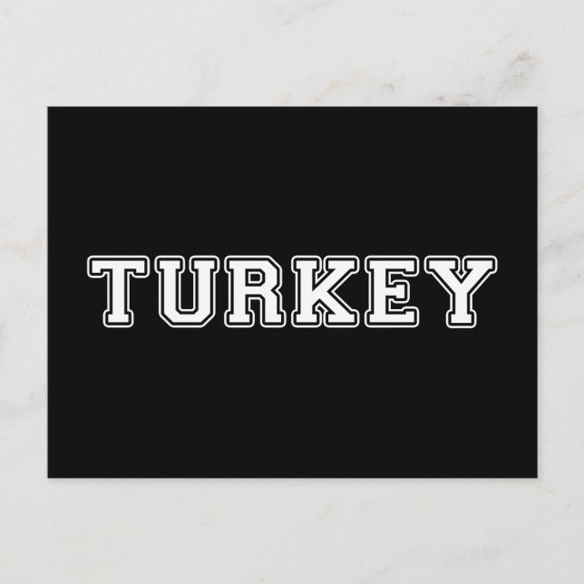 Carte Postale Turquie (Devant)